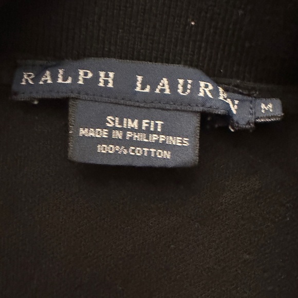Ralph Lauren Black Slim Cut Polo 🐎🖤 - Picture 5 of 5